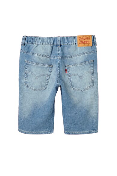 Levi's Kids Bermude din denim cu snur si aspect decolorat Baieti