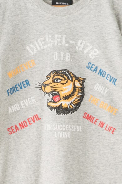 Diesel Tricou cu imprimeu text frontal Tavi Baieti