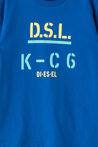 Diesel Tricou slim fit cu imprimeu text Taito Baieti