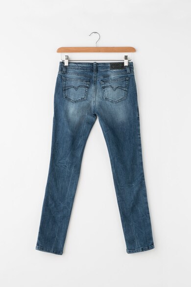 Diesel Blugi super slim-skinny cu rupturi decorative Grupeen Fete