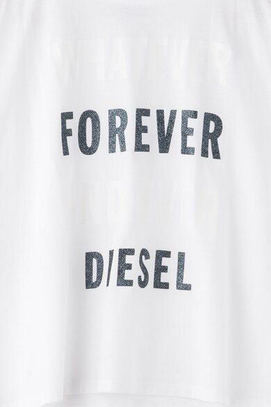 Diesel Tricou cu insertii stralucitoare Tamela Fete