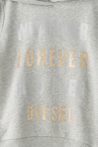 Diesel Sonan kapucnis pulóver szöveges mintával Lány