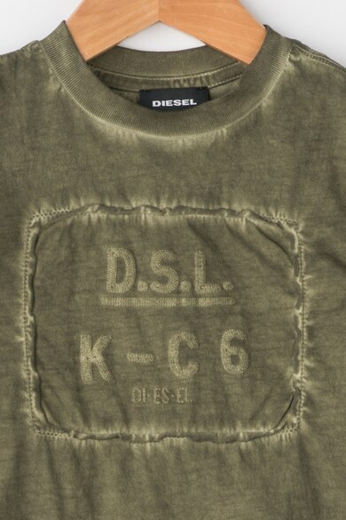 Diesel Tricou cu logo brodat Tigek Baieti