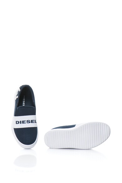 Diesel Pantofi sport slip-on cu logo Baieti