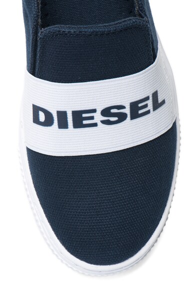 Diesel Pantofi sport slip-on cu logo Baieti