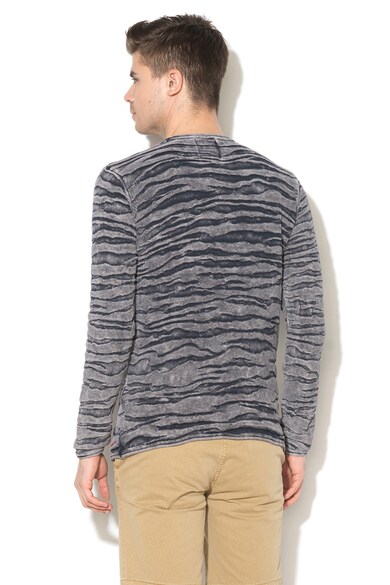 DESIGUAL Texturált pulóver férfi