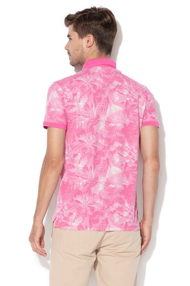 DESIGUAL Тениска SERGE с яка и флорална шарка Мъже