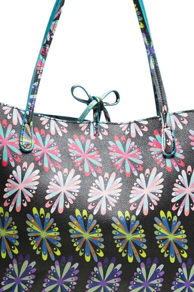 DESIGUAL Geanta tote reversibila cu model floral Femei