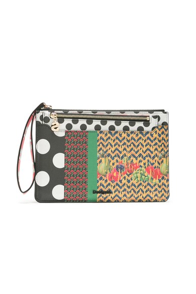 DESIGUAL Etui reversibil de piele sintetica cu fermoar Lola Nathalie Femei