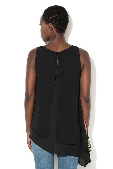 DESIGUAL Блуза Antonella с асиметричен дизайн без ръкави Жени