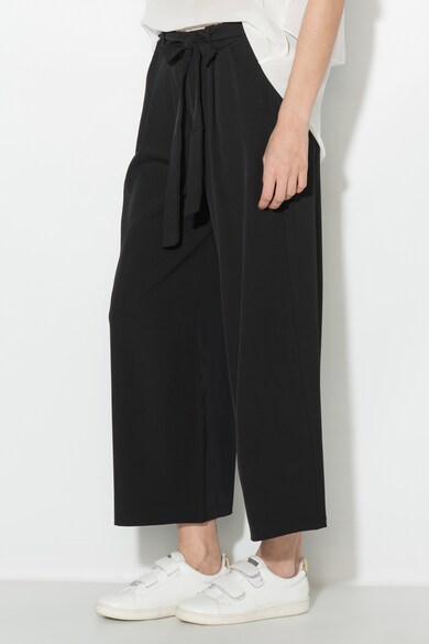 Zee Lane Denim Pantaloni culotte cu un cordon in talie Femei