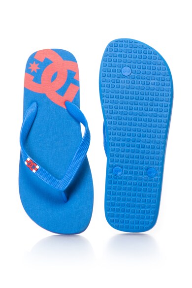 DC Papuci flip-flop cu talpa interioara cu imprimeu Spray Barbati