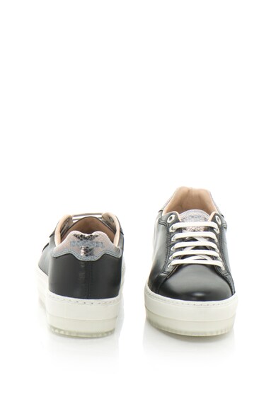 Diesel Pantofi sport flatform de piele cu insertii cu model reptila S-ANDYES Femei