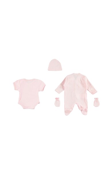 iDO Kids Комплект от боди, гащеризон, шапка и чорапи за недоносени бебета Момичета