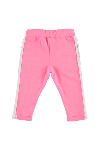 iDO Kids Pantaloni sport cu garnituri tubulare laterale si snur in talie Fete