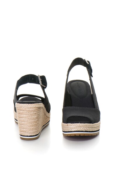 Timberland Sandale slingback, wedge, tip espadrile, cu garnituri de piele intoarsa Nice Coast Femei