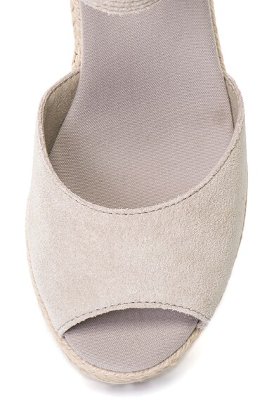 Timberland Sandale wedge tip espadrile de piele intoarsa, cu bareta pe glezna Nice Coast Femei