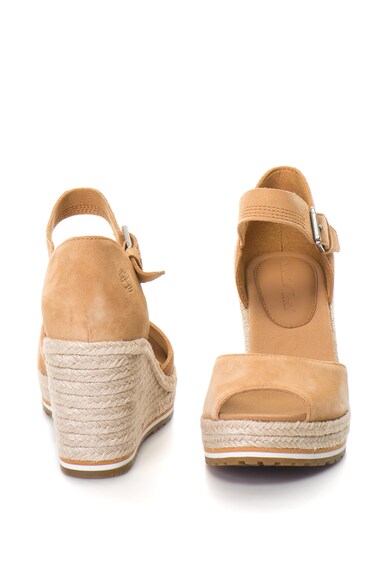 Timberland Sandale wedge tip espadrile, de piele intoarsa Nice Coast Femei