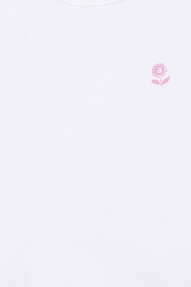 Absorba Tricou din bumbac natural cu imprimeu logo Fete