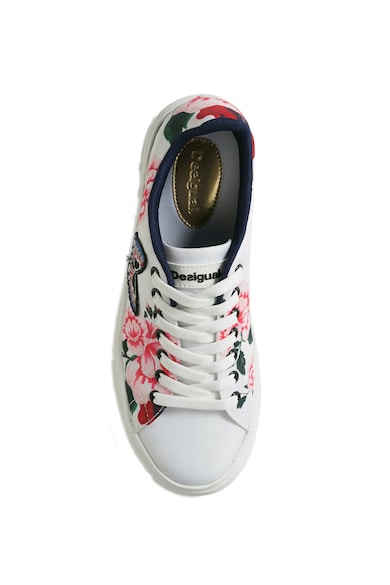 DESIGUAL Pantofi sport flatform cu imprimeu floral Femei