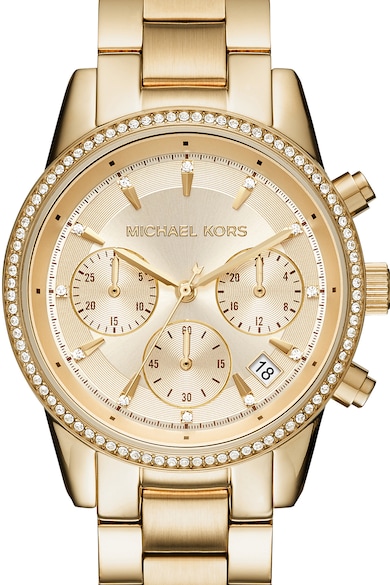 Michael Kors Ritz chrono karóra fémszíjjal női