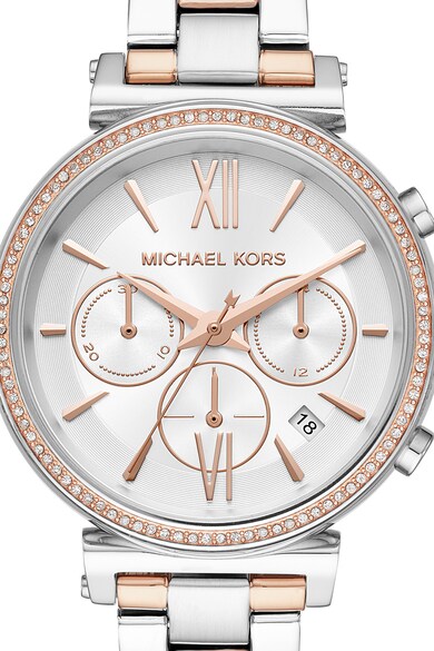 Michael Kors Ceas cronograf din otel inoxidabil Sofie 2-Tones Femei