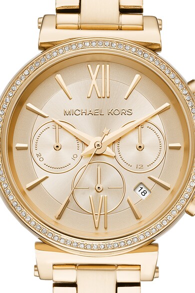 Michael Kors Sofie chrono karóra fémszíjjal női