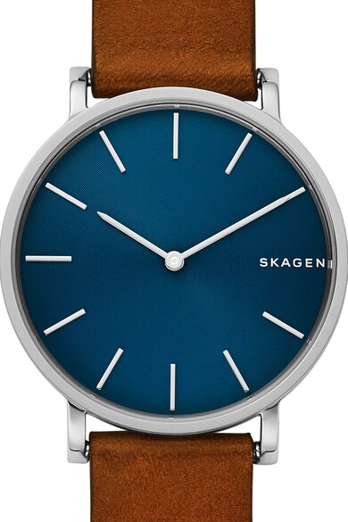 Skagen Ceas cu o curea de piele Hagen Barbati