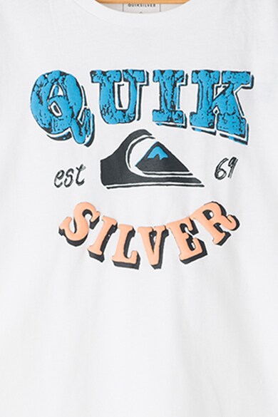 QUIKSILVER Тениска със стандартна кройка и гумирано лого Момчета