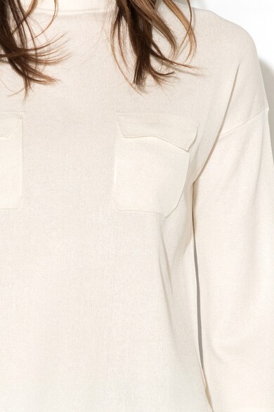 Stefanel Finomkötésű pulóver foltzsebbel a mellkasán női
