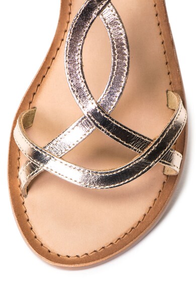 Gioseppo Sandale din piele cu aspect metalizat Femei