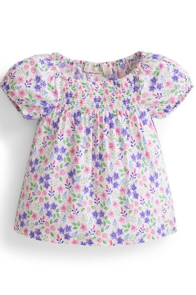 JoJo Maman Bebe Tricou lejer cu model floral Fete