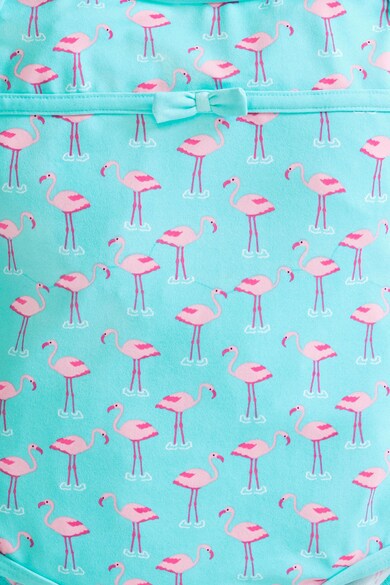 JoJo Maman Bebe Costum de baie intreg cu imprimeu cu flamingo Fete