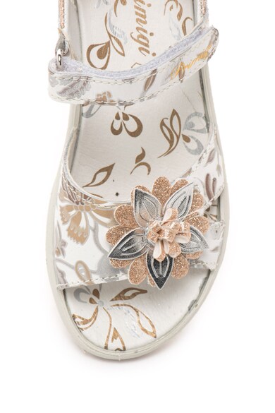 Primigi Sandale de piele cu model floral Fete