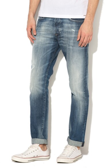 Diesel Blugi slim fit cu croiala conica Buster Barbati