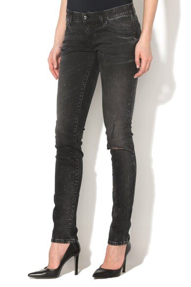 Diesel Blugi super skinny fit cu talie joasa si aspect deteriorat 1 Femei