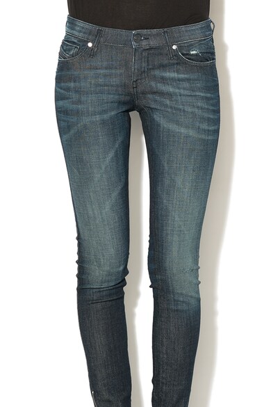 Diesel Blugi super slim fit cu talie joasa Skinzee Femei