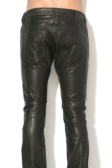 Diesel Pantaloni de piele Thavar Barbati