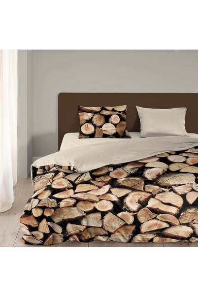Good Morning Lenjerie de pat pentru 2 persoane Wood  bumbac 100%, 200x200 cm, nisip Femei