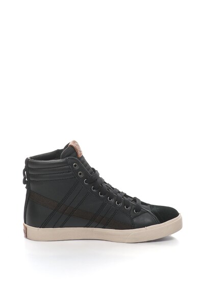 Diesel Pantofi sport inalti din piele String Barbati