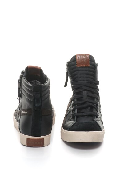 Diesel String magas szárú bőr sneakers cipő férfi