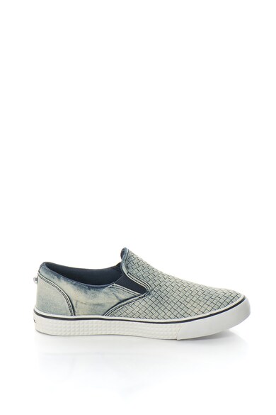 Diesel Pantofi slip-on din denim cu aspect tesut Vansis Femei