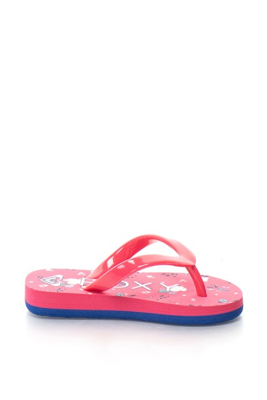 ROXY Papuci flip-flop cu imprimeu floral Fete