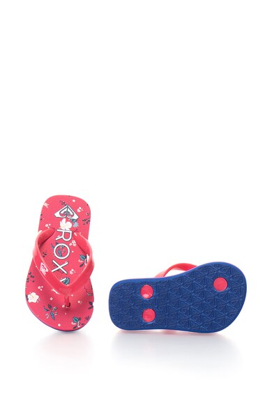 ROXY Papuci flip-flop cu imprimeu floral Fete