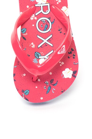 ROXY Papuci flip-flop cu imprimeu floral Fete