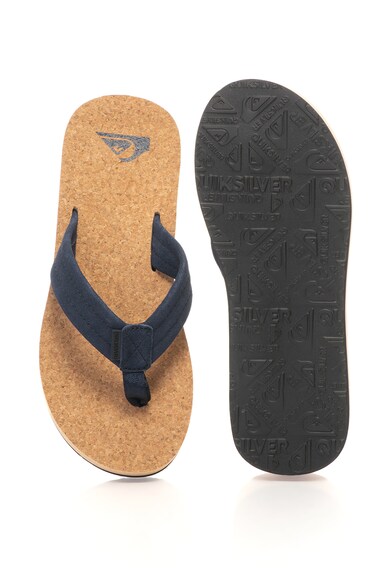 QUIKSILVER Papuci flip-flop de piele intoarsa Barbati