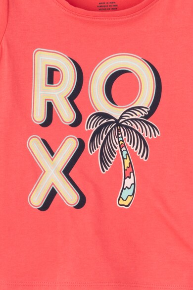 ROXY Памучна тениска с щампа Момичета