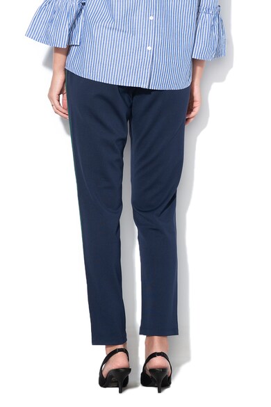 Tom Tailor Pantaloni conici cu garnituri tubulare contrastante Femei