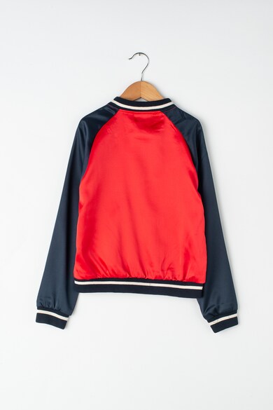 Tom Tailor Kids Jacheta bomber cu maneci raglan si broderii Fete