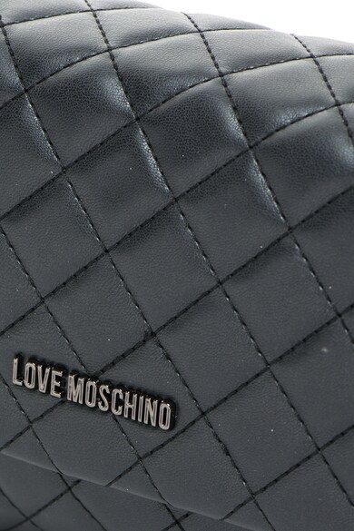 Love Moschino Geanta plic matlasata de piele sintetica cu bareta din lant Femei